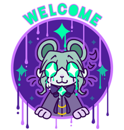 Squeak! Icon of FOREO with the text on the top read as "WELCOME"